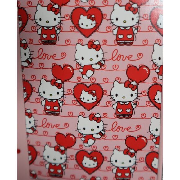 Hello Kitty Valentine's Day Rabbit Fur Pink Heart Love Throw Blanket 50 x 70 NEW - Picture 2 of 6